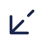 Arrow Left Down SVG Icon